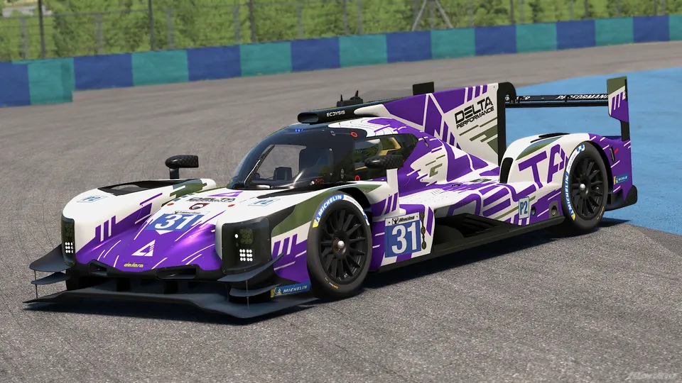LMP2 #31 front view on track