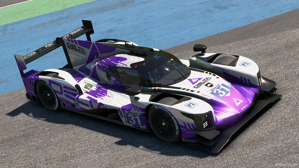 LMP2 #31 from above